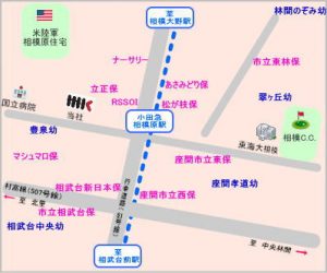 小田急相模原　幼稚園　保育園　地図