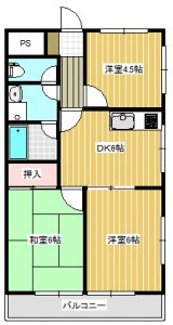 ハイツサガミ　間取図