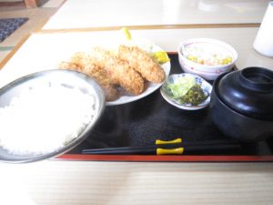 カキフライ定食